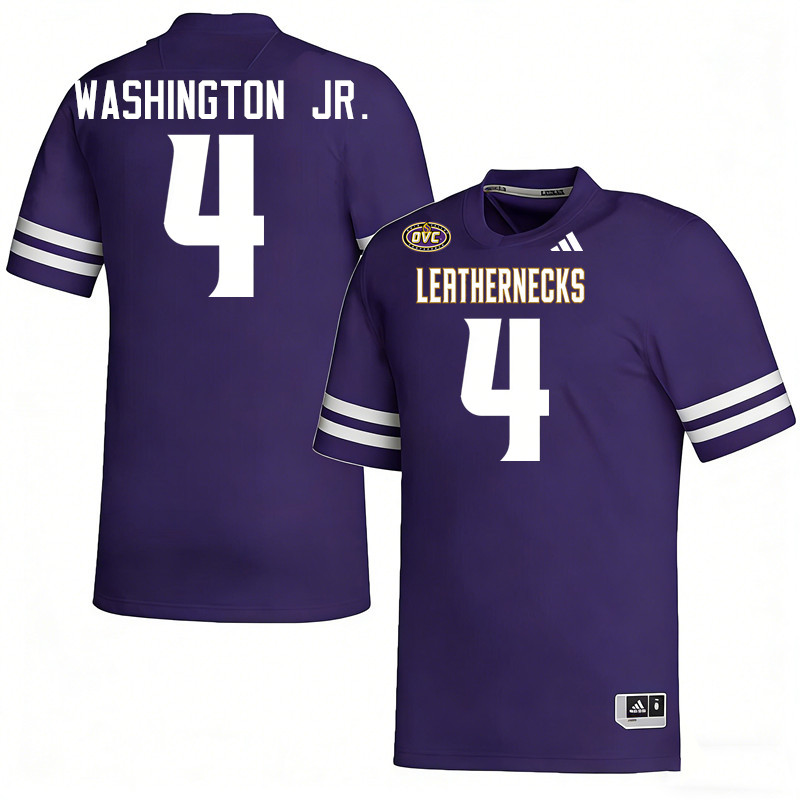 Western Illinois Leathernecks #4 Kevin Washington Jr. College Football Jerseys,Uniforms-Purple Western Illinois Leathernecks #4 Kevin Washington Jr. College Football Jerseys,Uniforms-Purple
